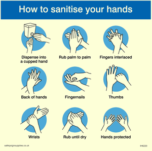 Sanitise your hands