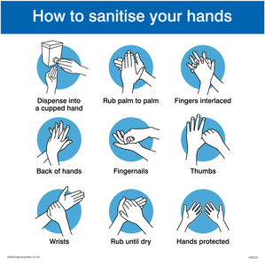 Sanitise your hands