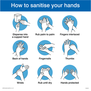 Sanitise your hands
