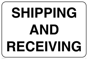 Shipping and Receiving