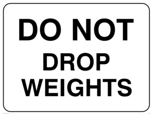Do not drop weights