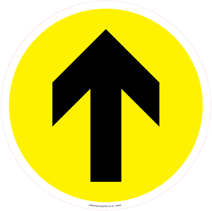 Directional arrow sign