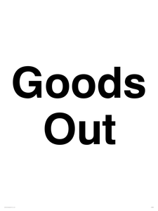 Goods Out