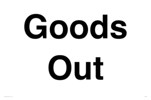 Goods Out