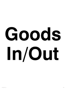 Goods In/Out