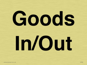 Goods In/Out