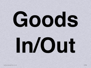 Goods In/Out