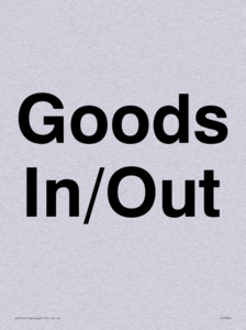 Goods In/Out