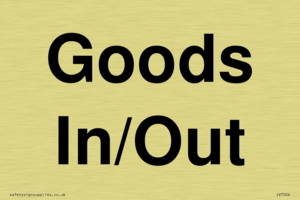 Goods In/Out