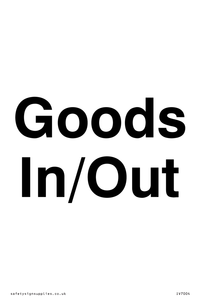 Goods In/Out