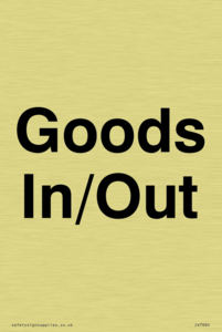 Goods In/Out
