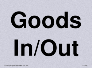 Goods In/Out