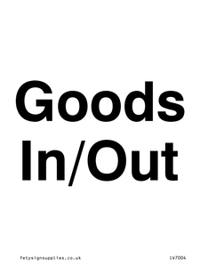 Goods In/Out