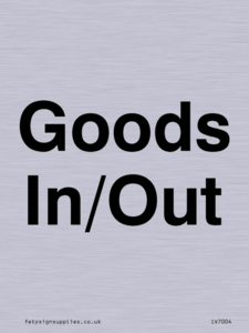 Goods In/Out
