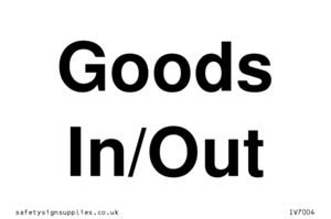 Goods In/Out