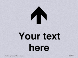 Custom Directional signage arrow up