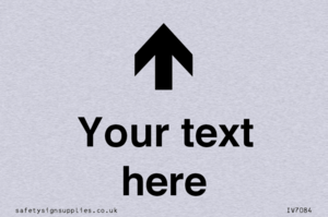 Custom Directional signage arrow up