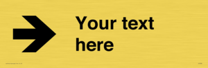 Custom Directional signage arrow right