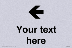Custom Directional signage arrow left