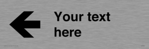 Custom Directional signage arrow left