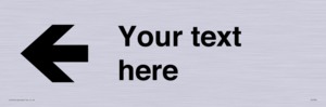 Custom Directional signage arrow left