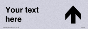 Custom Directional sign arrow up  - symbol right