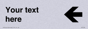 Custom Directional sign arrow left - symbol right