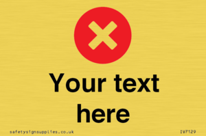 Custom plain background, red circle with a cross