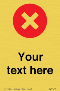 Custom plain background, red circle with a cross