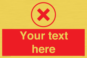 Custom red background, red cross in circle