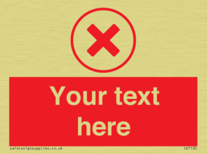 Custom red background, red cross in circle