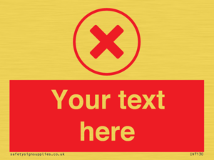 Custom red background, red cross in circle