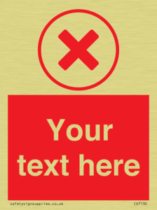 Custom red background, red cross in circle