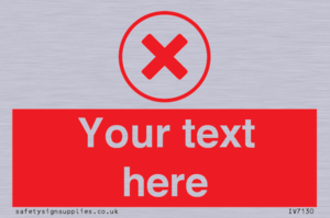 Custom red background, red cross in circle