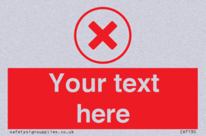 Custom red background, red cross in circle