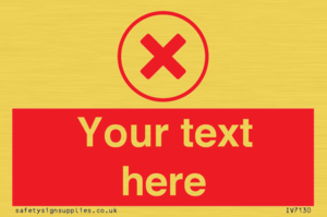 Custom red background, red cross in circle