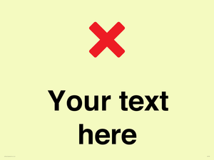 Custom plain background, red cross