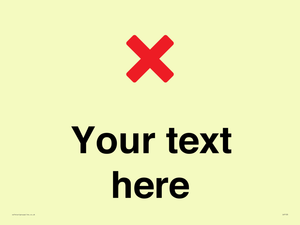 Custom plain background, red cross