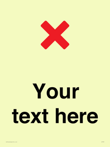 Custom plain background, red cross