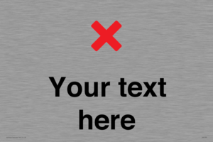 Custom plain background, red cross