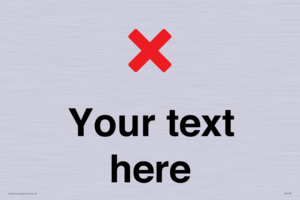 Custom plain background, red cross