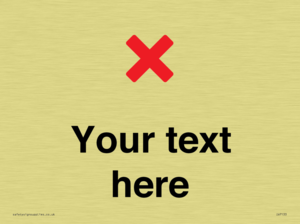 Custom plain background, red cross