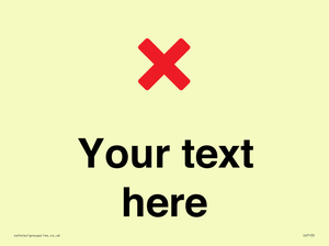 Custom plain background, red cross