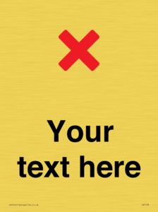 Custom plain background, red cross