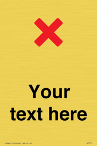 Custom plain background, red cross