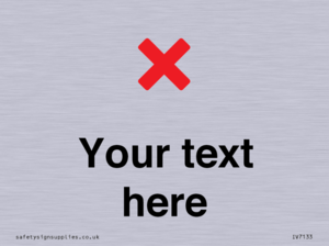 Custom plain background, red cross