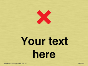 Custom plain background, red cross