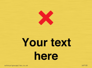 Custom plain background, red cross