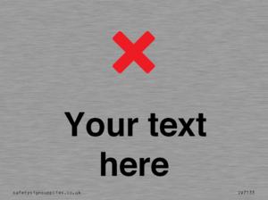 Custom plain background, red cross