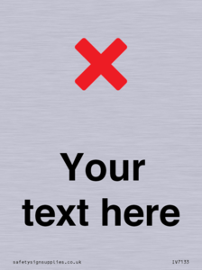 Custom plain background, red cross